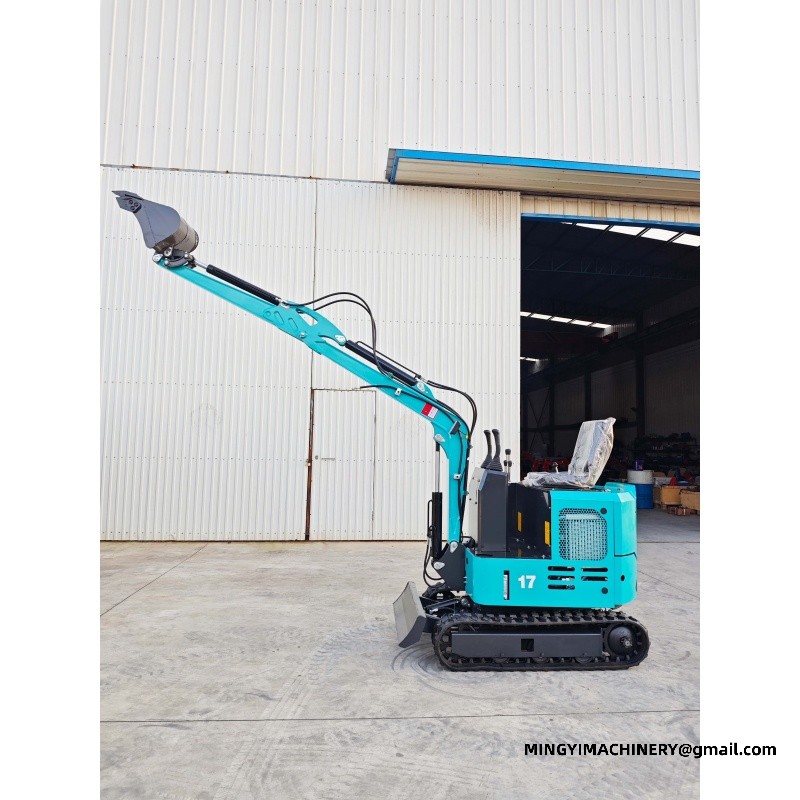mini excavator with auger