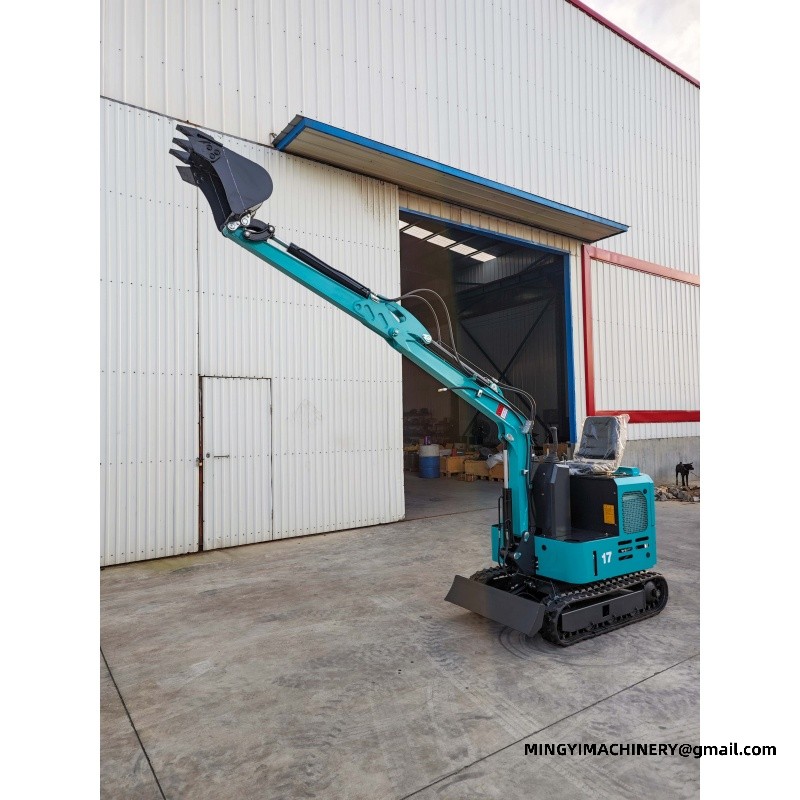 mini excavator with auger