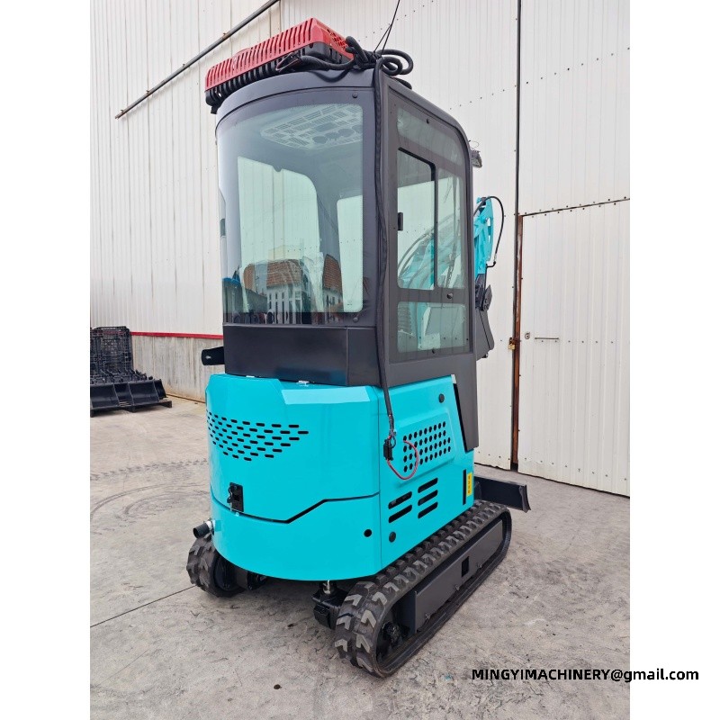 compact excavator working image