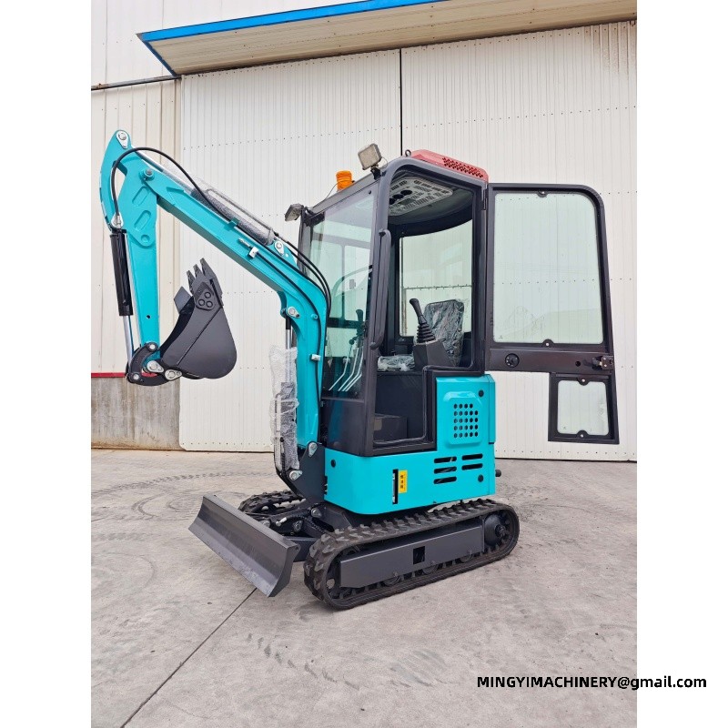 compact excavator working image