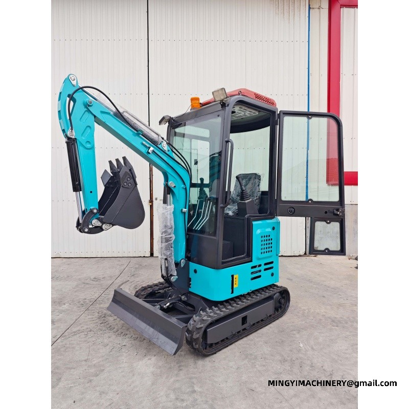 compact excavator working image