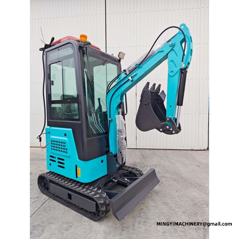 compact excavator working image