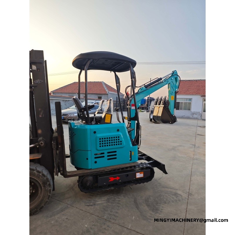 mini excavator for vineyard