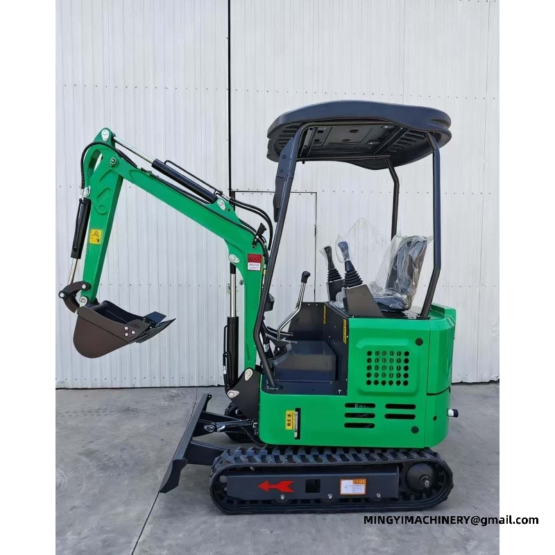 mini excavator for vineyard