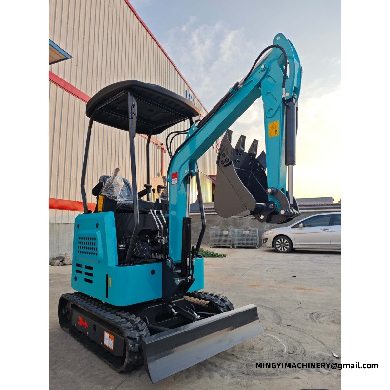 mini excavator for vineyard