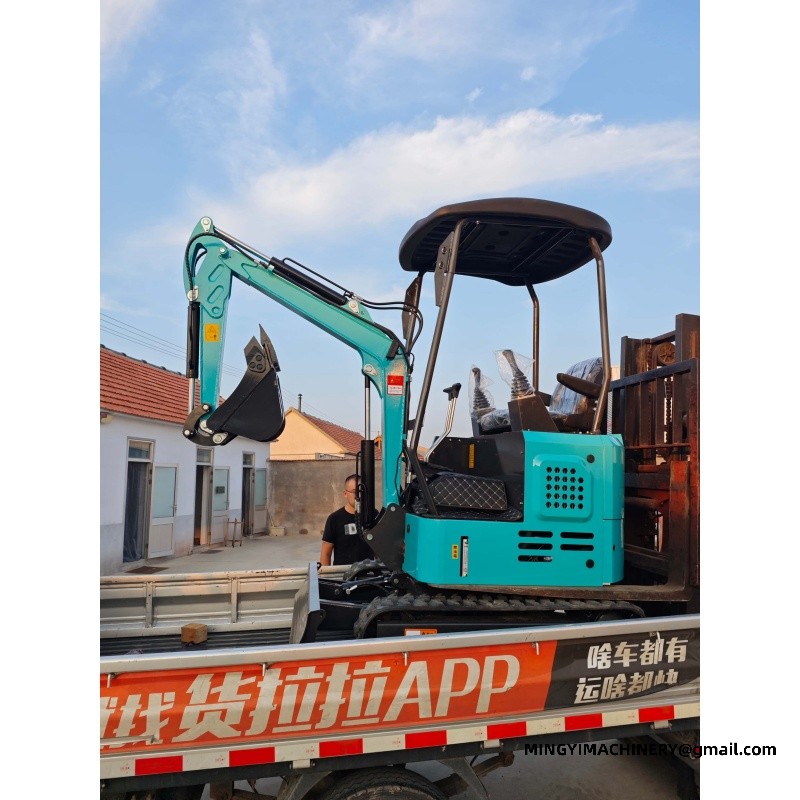 mini excavator for vineyard