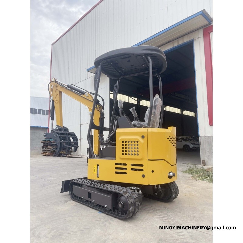 mini excavator for snow removal