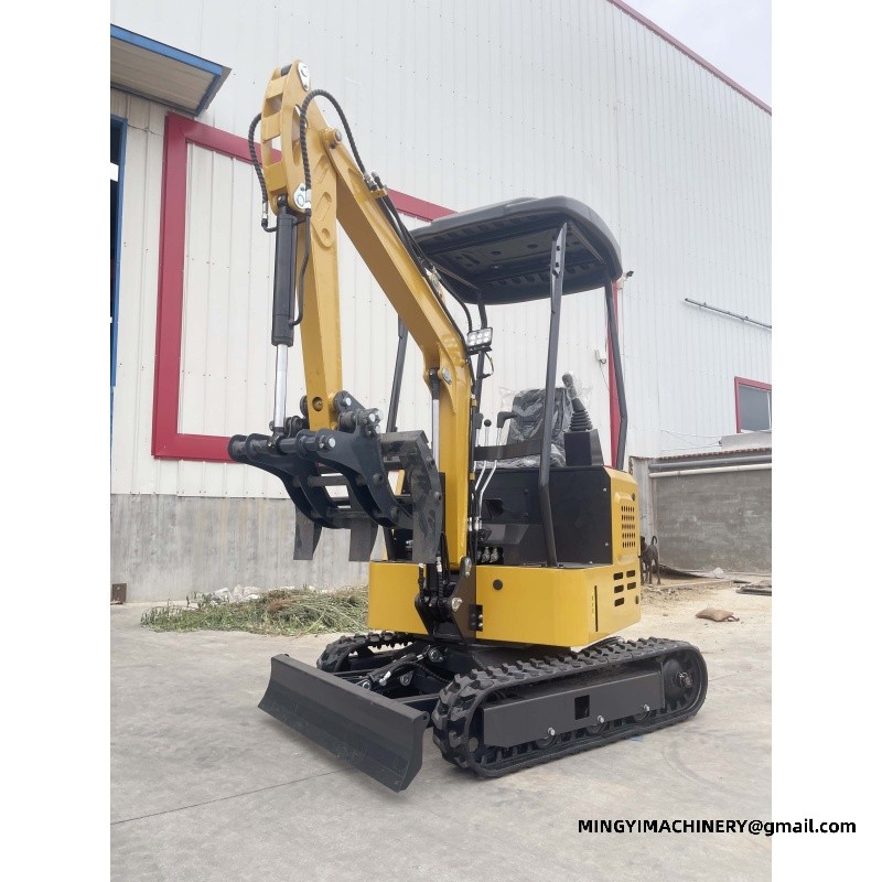 mini excavator for snow removal