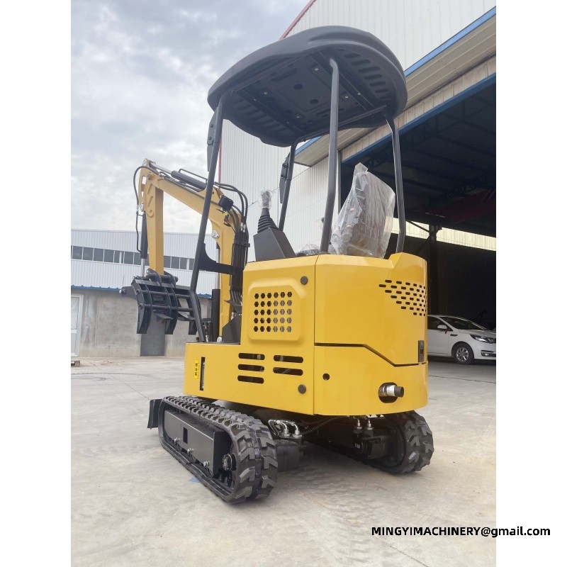 mini excavator for snow removal