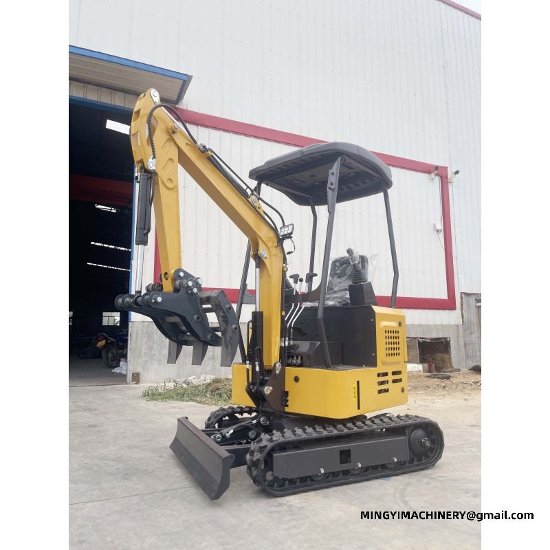 mini excavator for snow removal