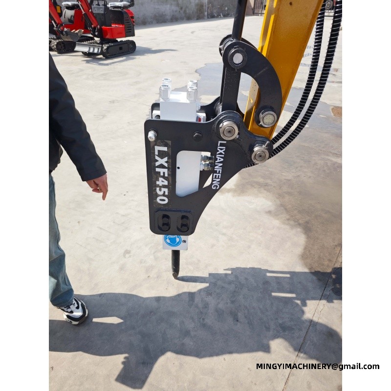 mini excavator with breaker