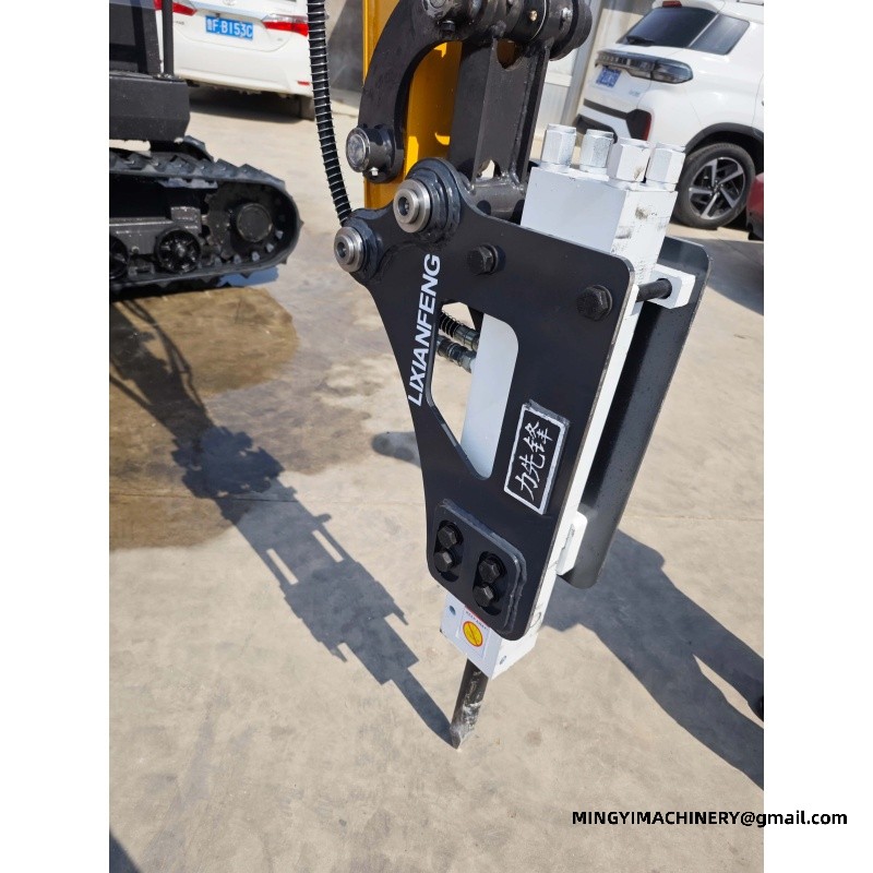 mini excavator with breaker