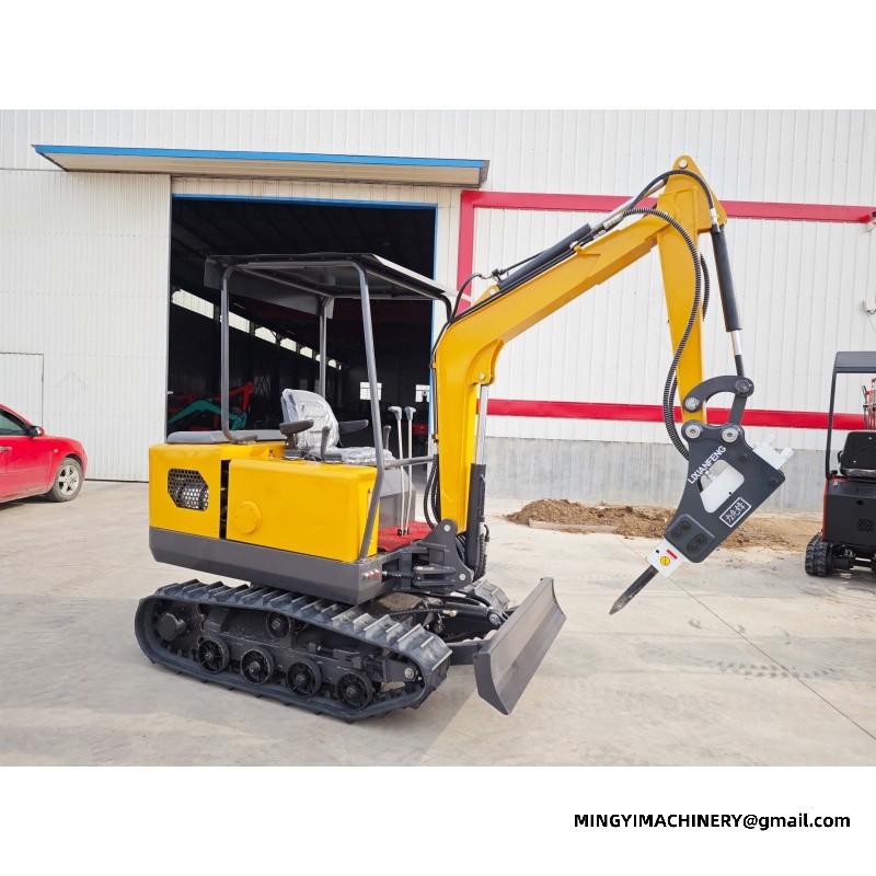 mini excavator with breaker