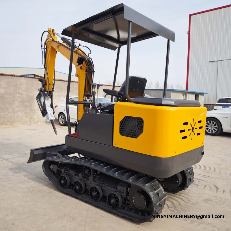 mini excavator with breaker