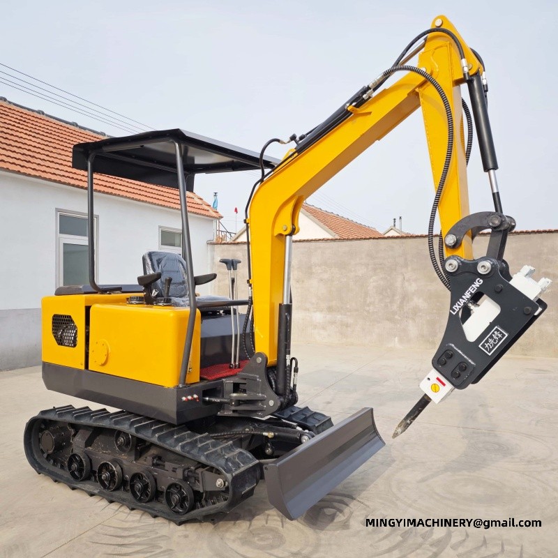 mini excavator with breaker