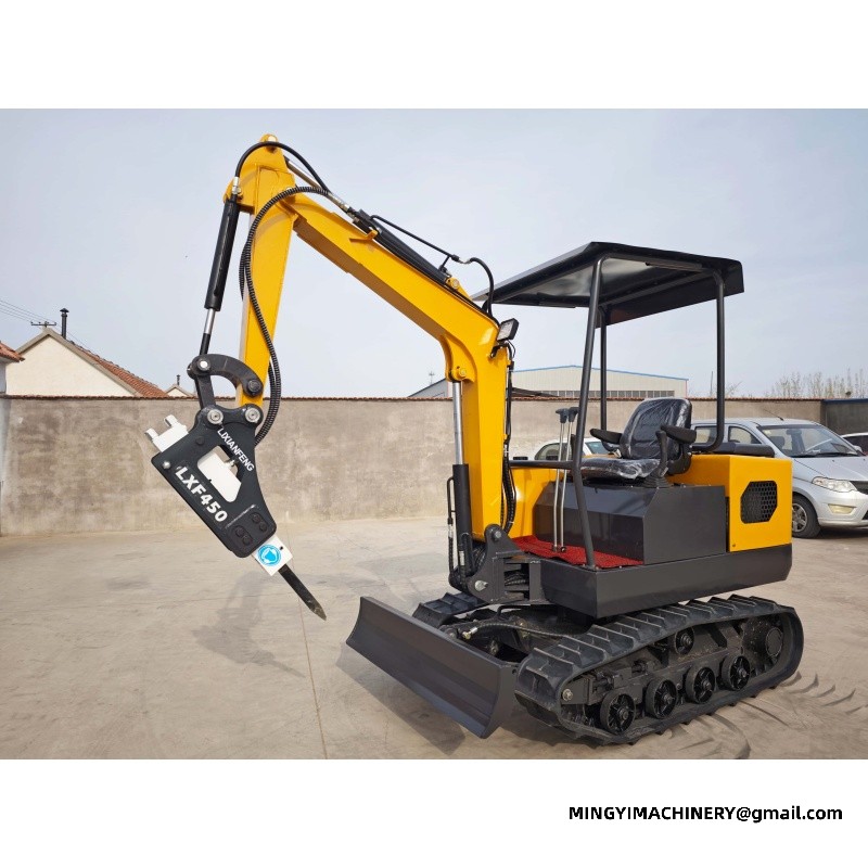 mini excavator with breaker