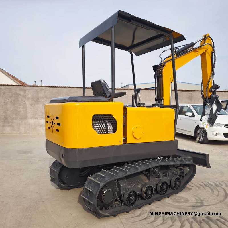 mini excavator with breaker