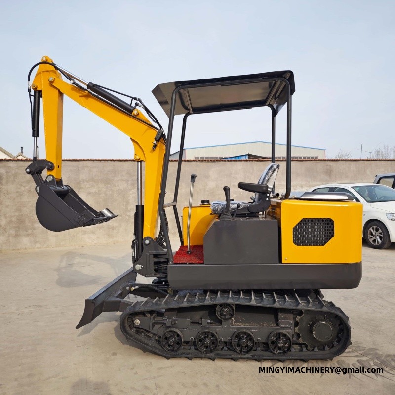 tracked mini excavato