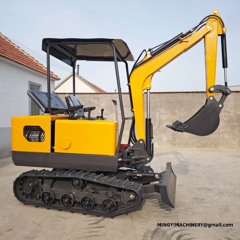 rubber track mini excavator