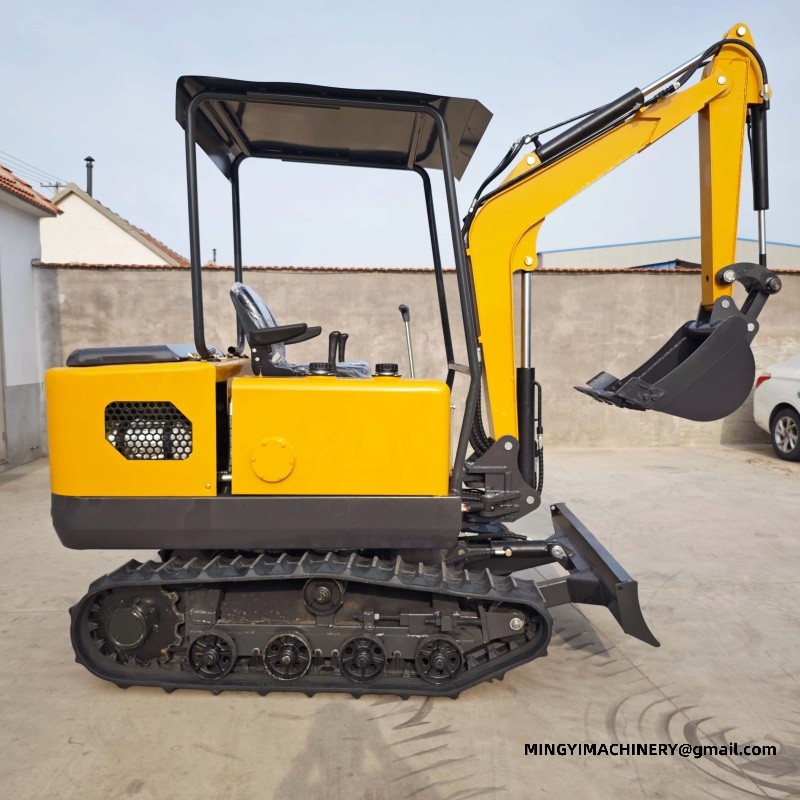 rubber track mini excavator