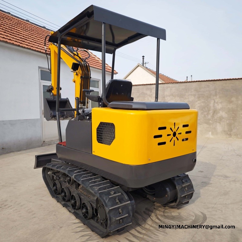 rubber track mini excavator