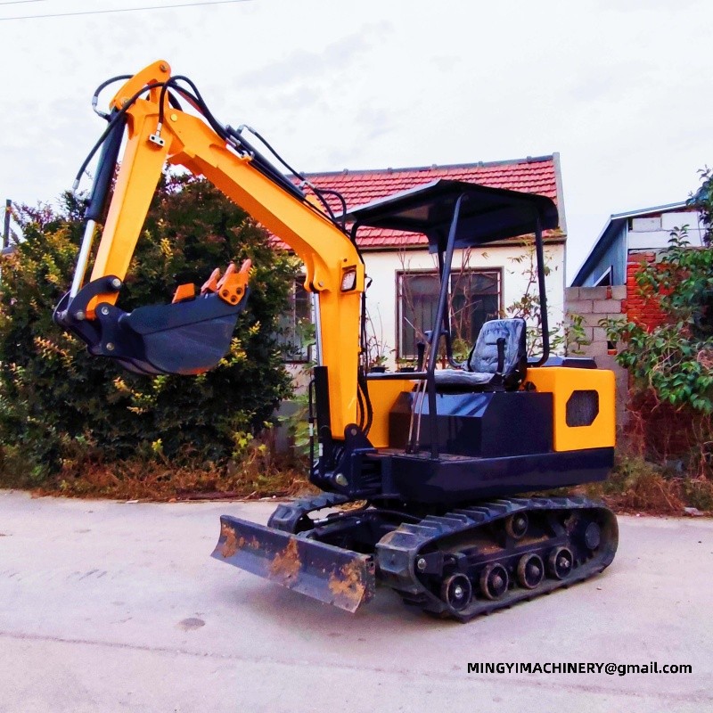 mini excavator with canopy