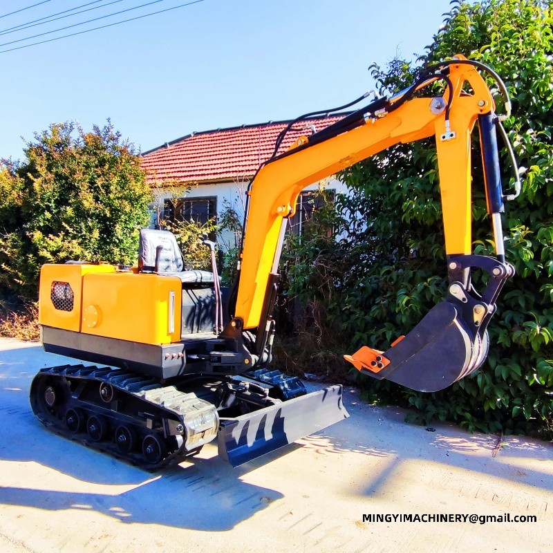 mini excavator with canopy