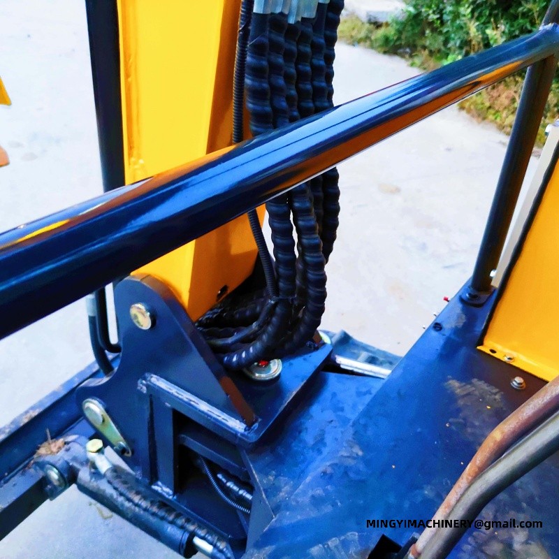 mini excavator with canopy