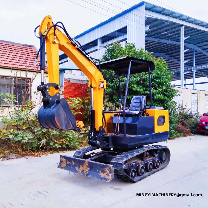 mini excavator with canopy