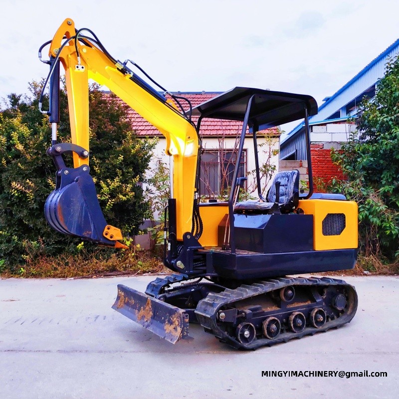 mini excavator with canopy
