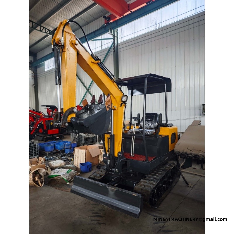 mini excavator with canopy