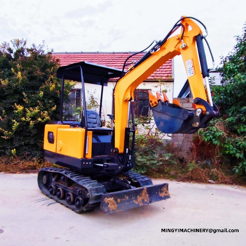 mini excavator with cabin