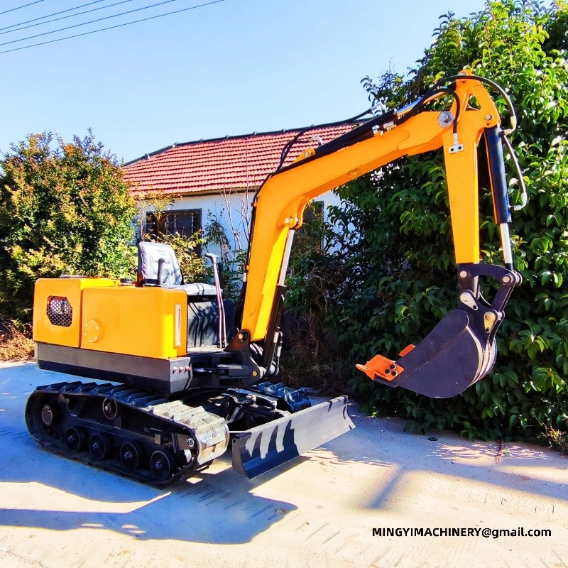 mini excavator with cabin