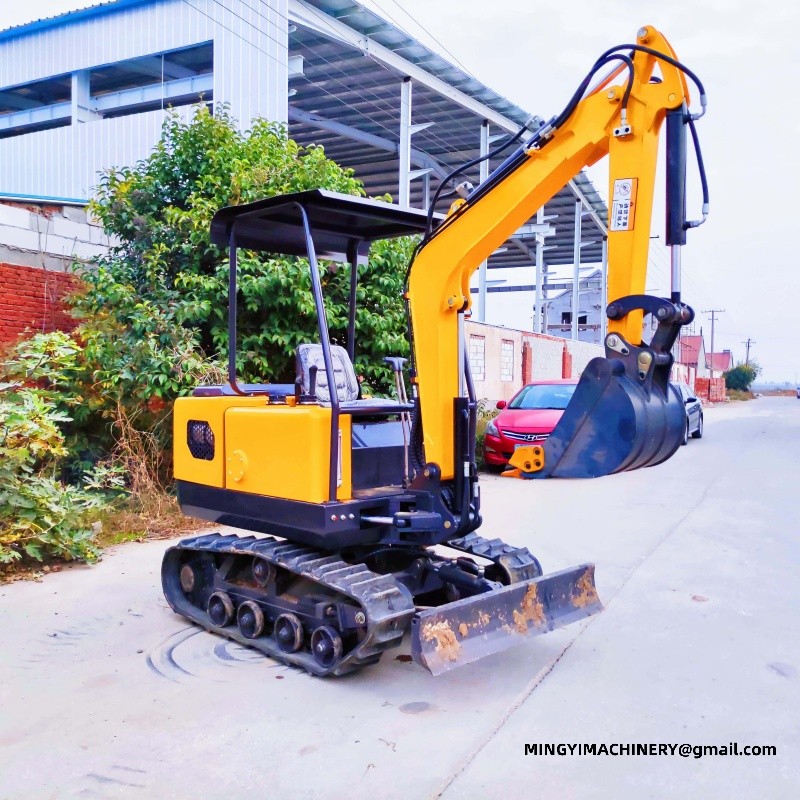 mini excavator with cabin