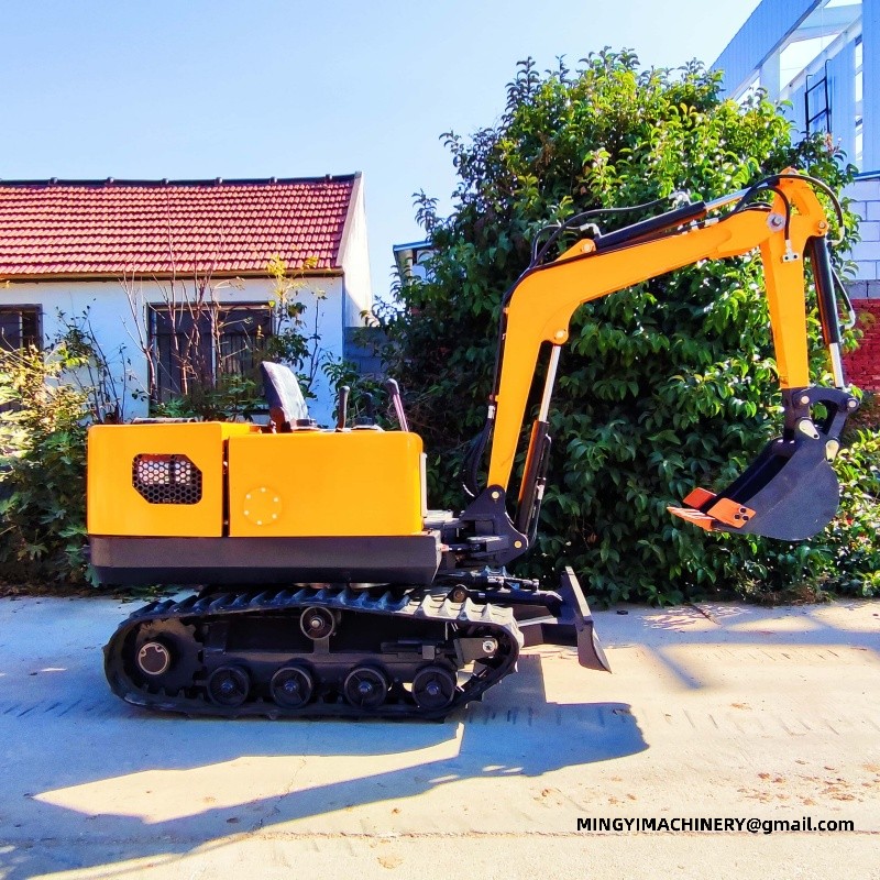 mini excavator with cabin