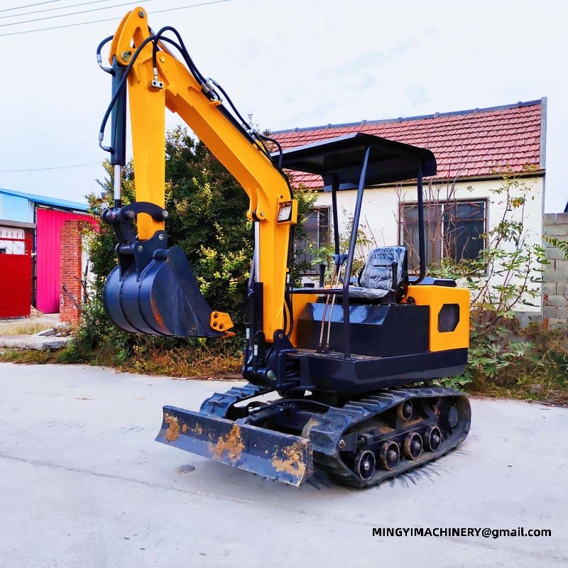 mini excavator with cabin