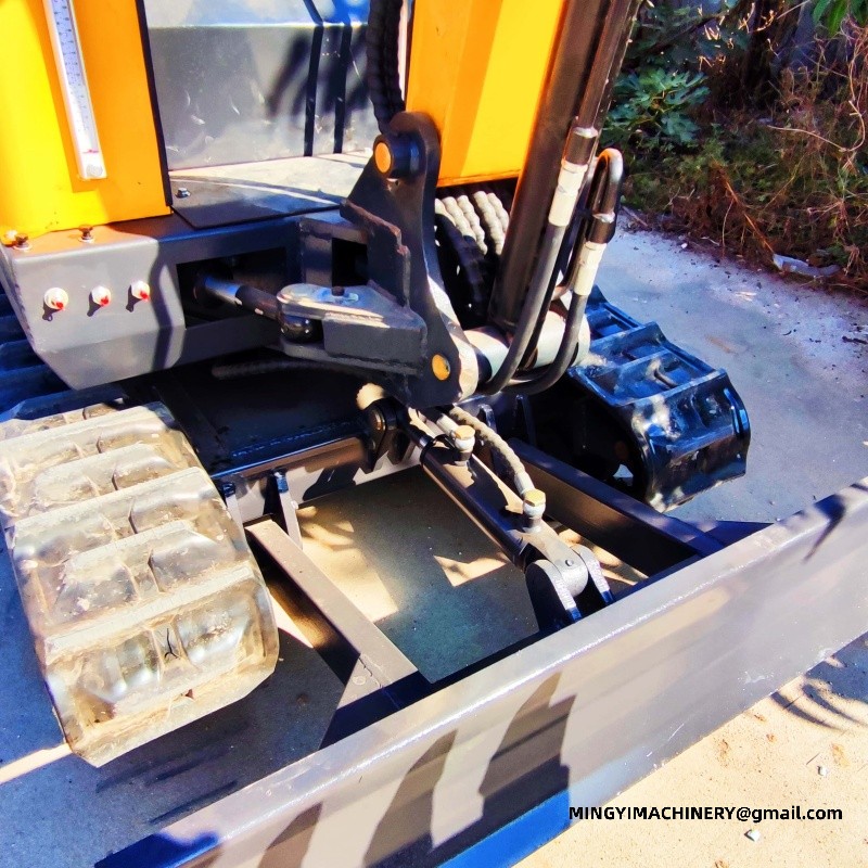 swing boom mini excavator