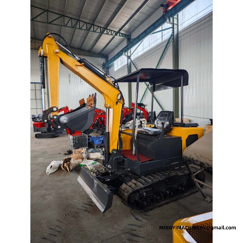 swing boom mini excavator