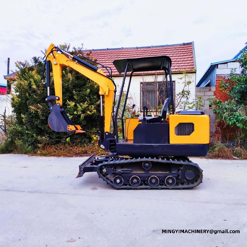 mini excavator for gardening