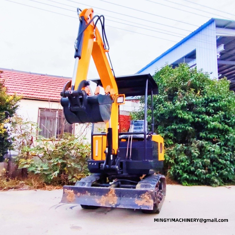 mini excavator for gardening