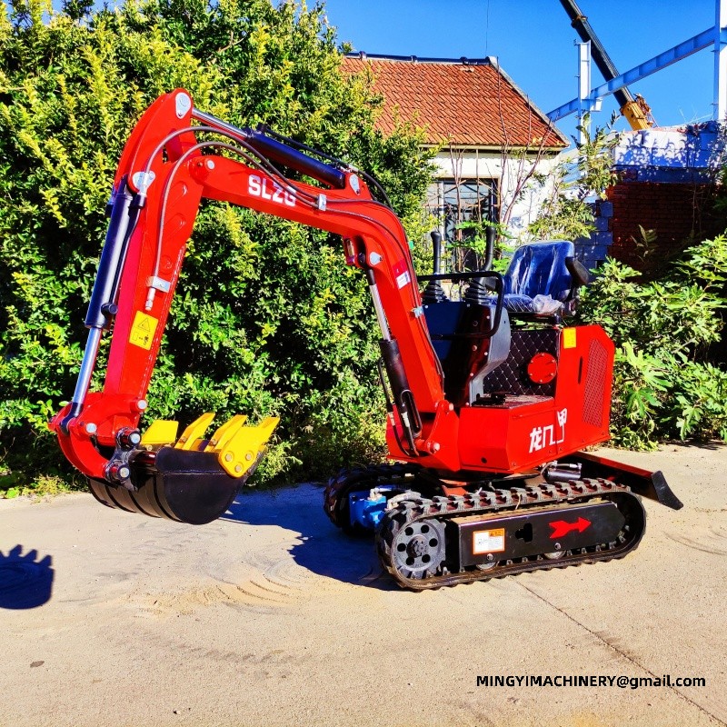 mini excavator for utility work