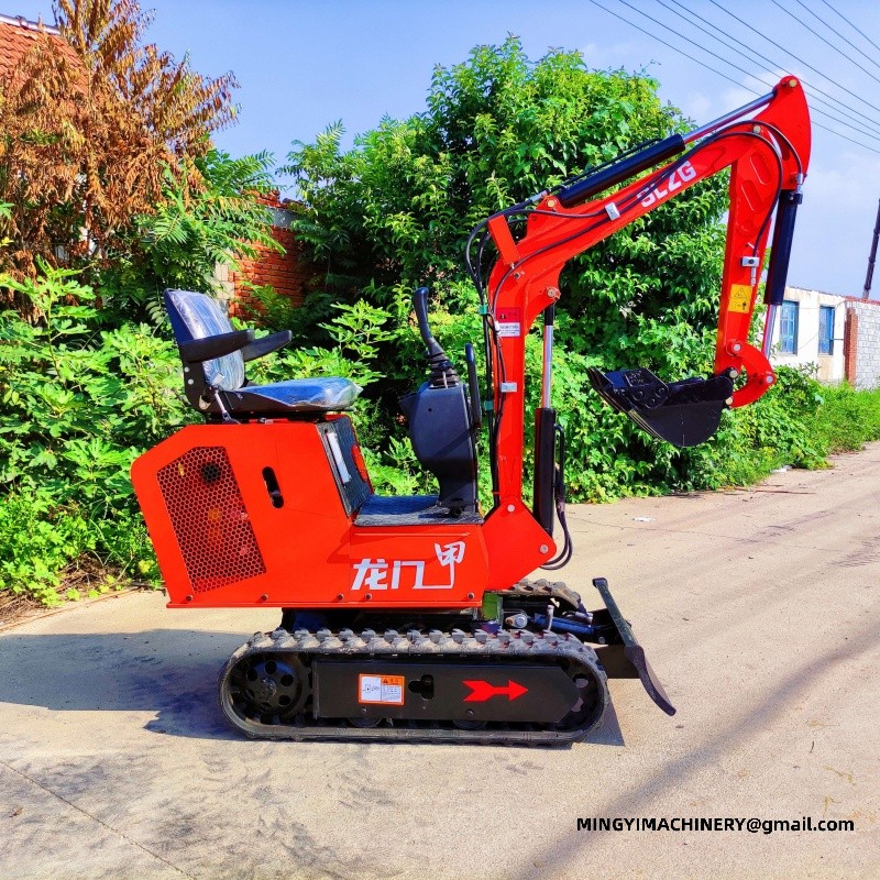 mini excavator for road repair