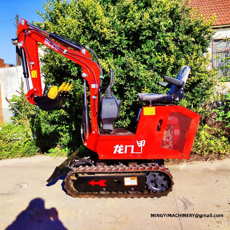 mini excavator for road repair