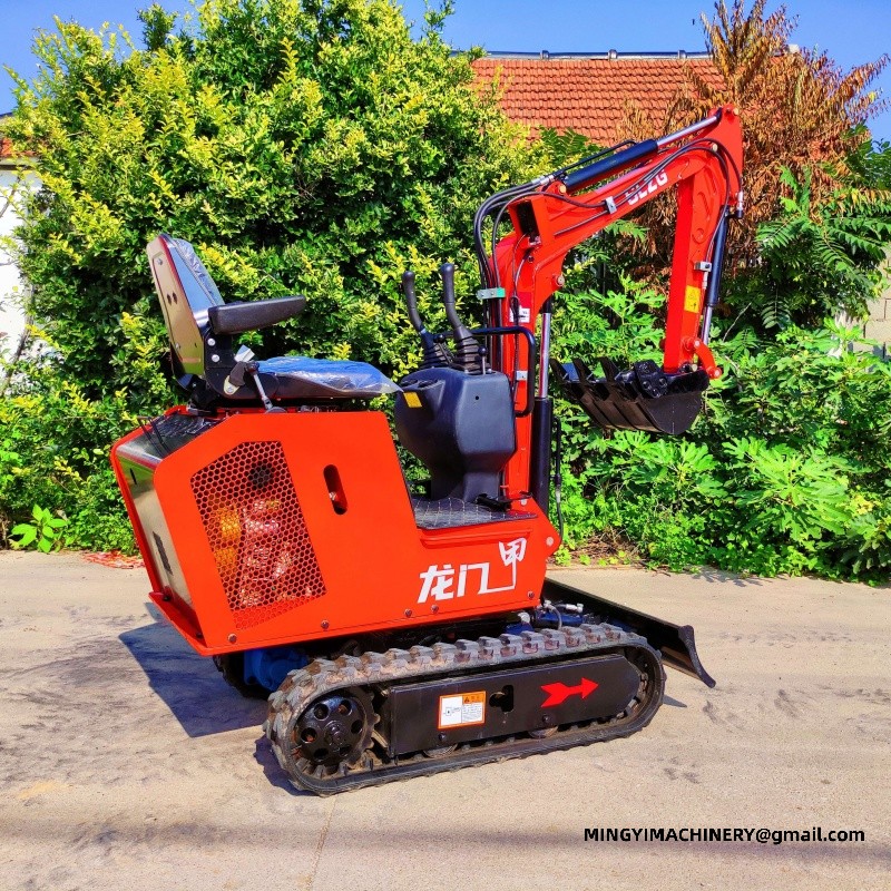 mini excavator for road repair