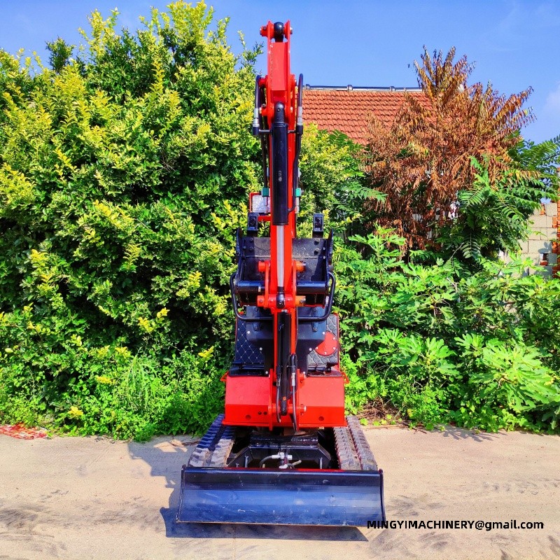 mini excavator for road repair