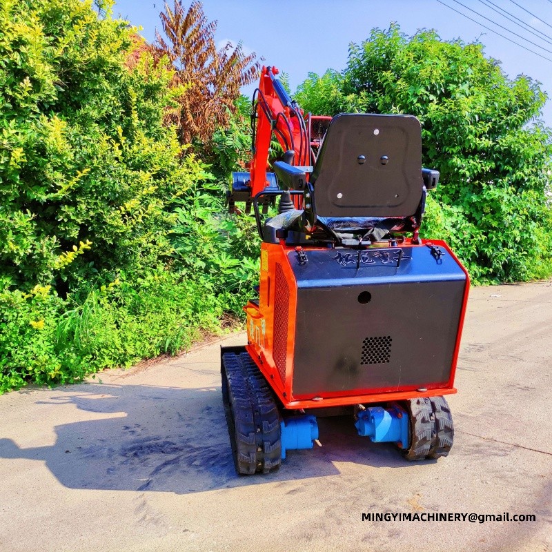 mini excavator for road repair