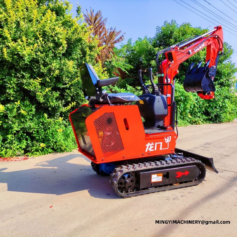mini excavator for road repair