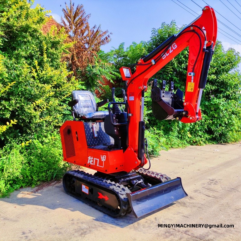 mini excavator for road repair