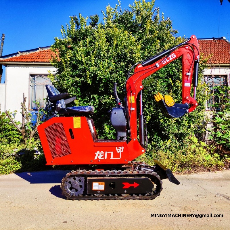 mini excavator for road repair