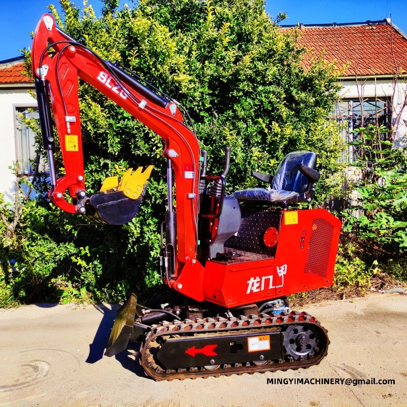rubber track mini excavator